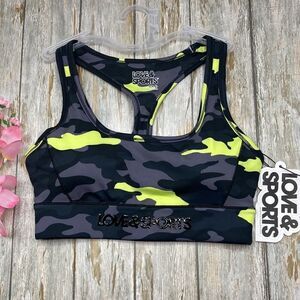 WOMEN'S CAMO ACTIVE Sports Bra Workout Size S